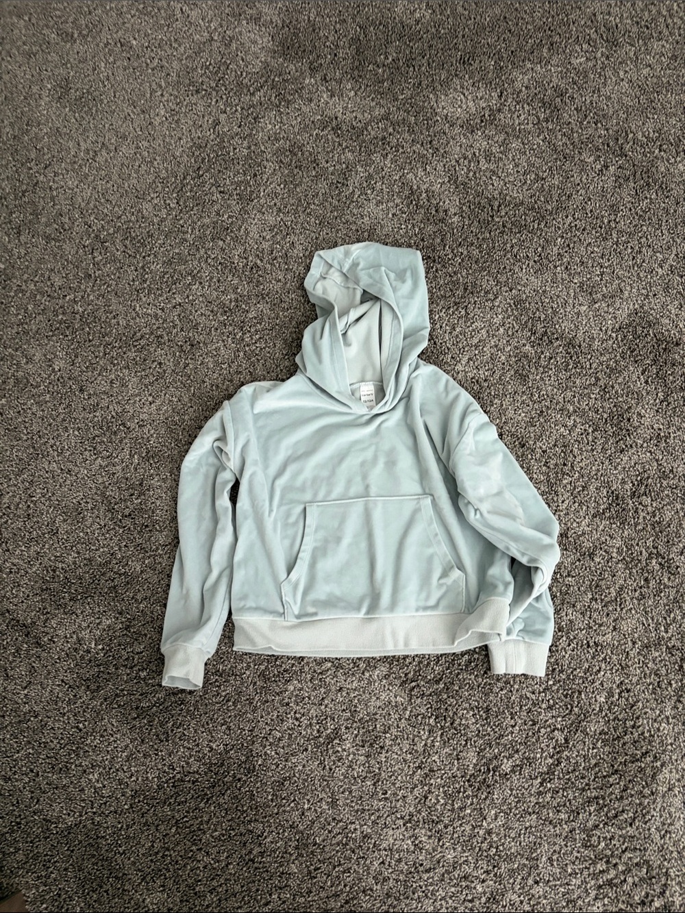 Carter's Light Blue Hooded Pullover Sweatshirt